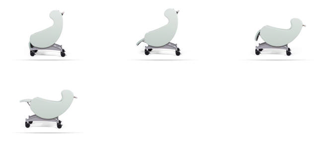 Greiner RECREA læne-/hvilestol, ammestol elektrisk indstilling