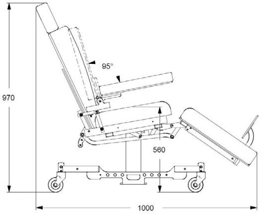 Stephen H Anatomical - Mini Terapistol / Behandlingsstol