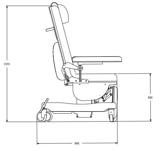Stephen H Comfort  9.0 Terapistol / Behandlingsstol
