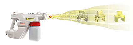 E-Spray elektrostatisk sprøjte håndholdt - komplet