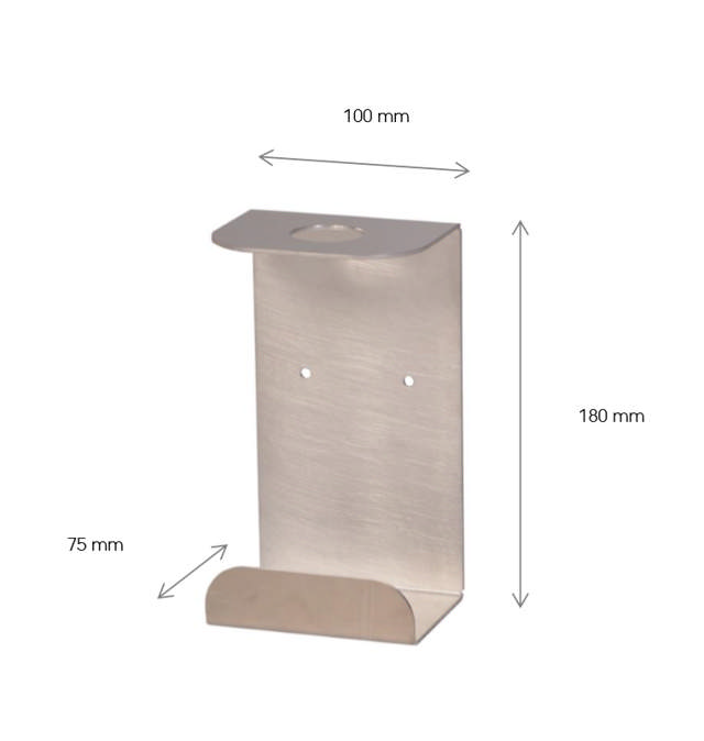 Holder til pumpeflaske 600 ml, aluminium