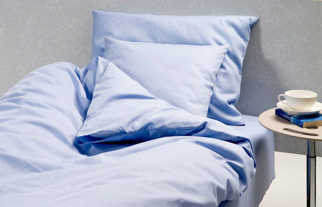 Flammehæmmende dynebetræk 140x200 cm (B/L), lyseblå