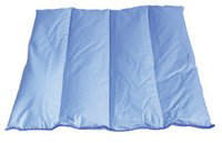 Benpude m/Krøyer kugler, kanalsyet 70 x 67 cm