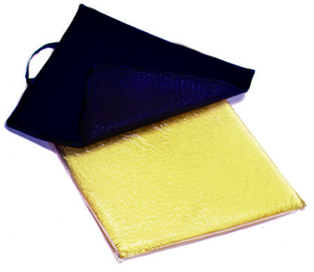 Gelepude m/betræk 40 x 40 x 2,5 cm 