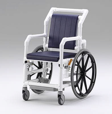 RCN kørestol DR100 PUG (Pool), fodstøtte, PUR sæde/ryg