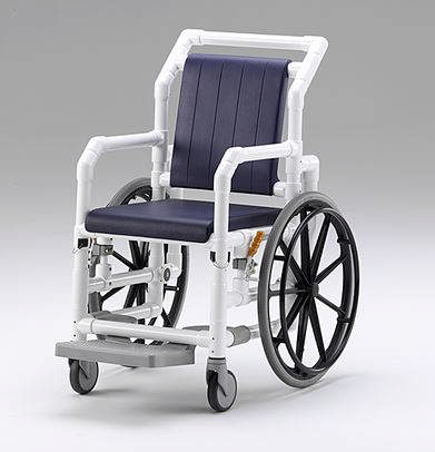 RCN kørestol DR100 PUG (Pool), fodstøtte, PUR sæde/ryg