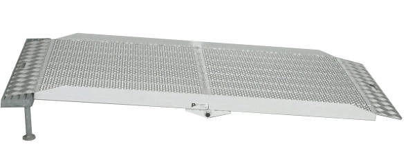 Aluminiumsrampe, sammenklappelig