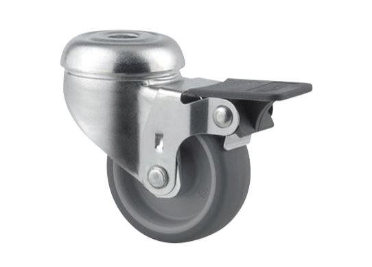 Tente hjul 2475PJI050P30-11 Glideleje u/trådf+afs.rør m/br