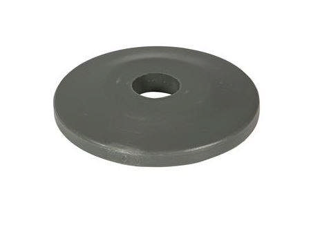 Fenderhjul, grå gummi Ø95mm/Ø22,5mm