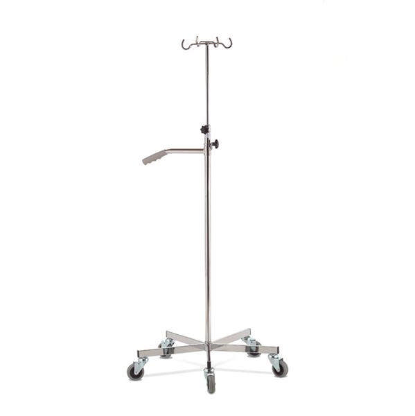 Dropstativ m/hjul & 4 kroge, 131-230 cm højdeindstillelig