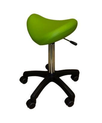 Saddelstol m/formstøbt sæde u/ryglæn