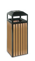 Affaldsbeholder Trælook 40 x 40 x 95 cm (D/B/H), 70 ltr.