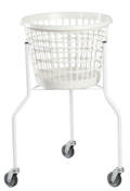 Vasketøjskurv på kørestel
