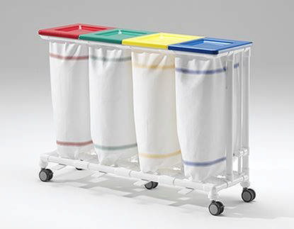 RCN-Linned stativ m/låg og fodpedal, 4 poser