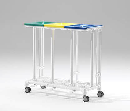 RCN-Linned stativ m/låg og fodpedal, 2 poser