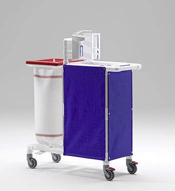 Plejevogn MC 231 S 108 x 51 x 140 cm (L/D/H)