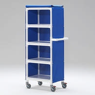 Linnedvogn m/skubbehåndtag, MLC 204 m/4 hylder, str. 2