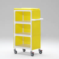 Linnedvogn m/skubbehåndtag, MLC 203 m/3 hylder, str. 2