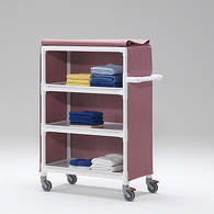 Linnedvogn m/skubbehåndtag, MLC 303 m/3 hylder, str. 3