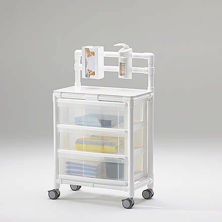 Bordvogn model HGW 100,  m/dispenser, 123x70x41 cm (H/B/D)