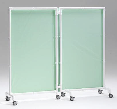 Skærmvæg / Privatlivsskærm,  2 stk., 180 x 100 cm (H/B)