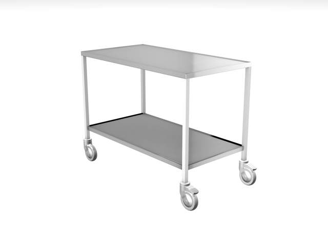 Rustfrit rullebord uden skubbebøjle