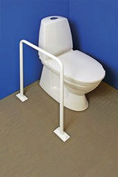 Toiletbøjle til gulv dybde 53 cm, højde 70 cm