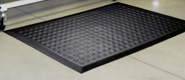 Yoga Comfort arbejdsmåtte sort, 90 x 150 cm (B/L)