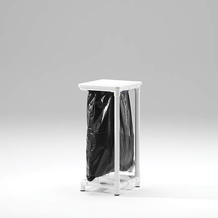 MR Affaldsstativ m/låg, poseholder, og fodpedal 